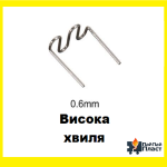 Висока хвиля на скобі з тонкого дроту крупним планом