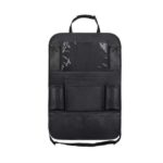 Car seat-back organiser with 10 pockets, black, 60×40 cm