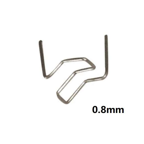 0.8 mm Stainless Steel Staples for Outside Corner Plastic Welding, Pack of 100