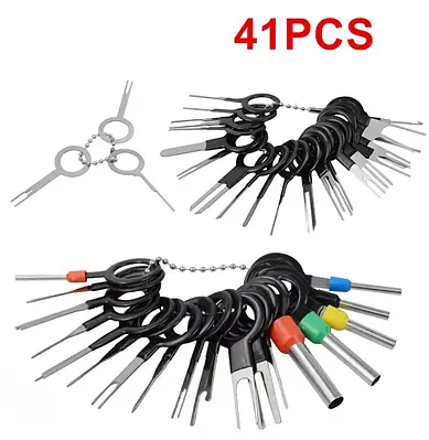 PayPayPlast terminal removal tool set — 41 steel pieces to release a pin without damaging the housing